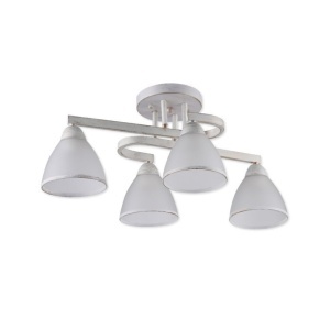Lustre, Lustra Anda, 4xE27, IP20, auriu periat+alba, Klausen - savelectro.ro