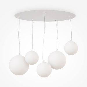 Lustre, Lustra Basic Form MOD321PL-05W1, 5xE14, alba, IP20, Maytoni - savelectro.ro