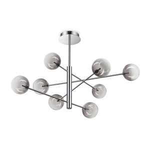 Lustre, Lustra Equinoxe 8xG4, Ø1280mm, IP20, crom, Ideal Lux - savelectro.ro