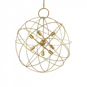 Lustra Konse 156033, 7xE27, aurie, IP20, Ideal Lux