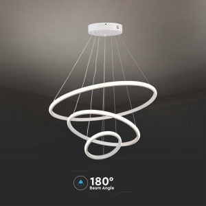 Lustra LED 8018-VT, 32W, 3880lm, lumina calda, IP20, alba, V-Tac [7]- savelectro.ro