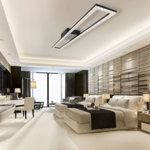 Lustra LED Crystal BR-BH17-05091, dimabila, cu telecomanda, 40W, 4400lm, lumina calda, neutra, rece, IP20, Braytron [2]- savelectro.ro