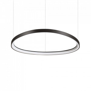 Lustre LED, Lustra LED Gemini 247281, 60W, 6200lm, lumina calda, IP20, neagra, Ideal Lux - savelectro.ro