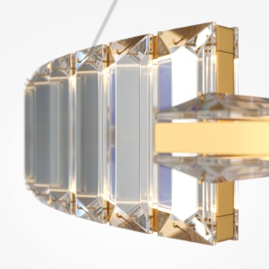 Lustra LED Krone P097PL-L36G4K, 36W, 2400lm, lumina neutra, IP20, aurie+transparenta, Maytoni [4]- savelectro.ro