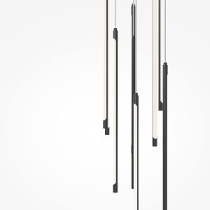 Lustra LED Light Stick MOD236PL-L54B3K, dimabila, 46W, 3350lm, lumina calda, IP20, neagra, Maytoni [3]- savelectro.ro