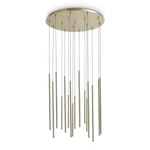 Lustra LED Look Drop D16 H700, 31W, 2300lm, lumina calda (3000 K), IP20, alama, Ideal Lux