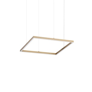 Lustre LED, Lustra LED Oracle Slim patrata D050, 33W, 1530lm, lumina calda (3000 K), IP20, alama, Ideal Lux - savelectro.ro