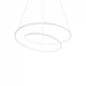 Lustre LED, Lustra LED Oz 253671, 47W, 5000lm, lumina calda, IP20, alba, Ideal Lux - savelectro.ro