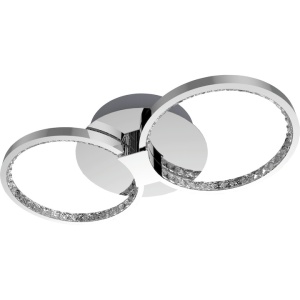 Lustre LED, Lustra LED Planet 26W, 1560lm, lumina calda (3000 K), crom, IP20, Klausen - savelectro.ro