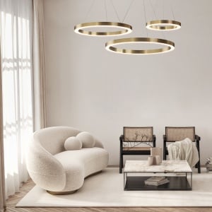 Lustra LED Saturno MOD415PL-L45BS4K, 45W, 3100lm, lumina calda, IP20, aurie, Maytoni [2]- savelectro.ro