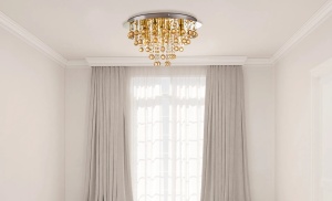 Lustra London, 5 x E14 max. 40W, 460 mm, IP20, aurie, Globo Lighting [3]- savelectro.ro