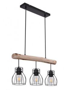 Lustra Mina 15326-3N, 3xE27, neagra, IP20, Globo [3]- savelectro.ro