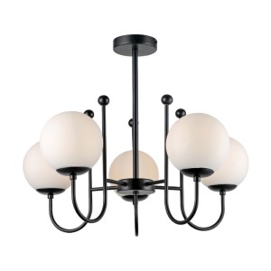 Lustra Regal, 5xE27, IP20, neagra, Klausen [2]- savelectro.ro