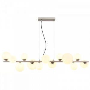 Lustra Riha 56140-13H, 13xG9, crom+alba, IP20, Globo Lighting [3]- savelectro.ro