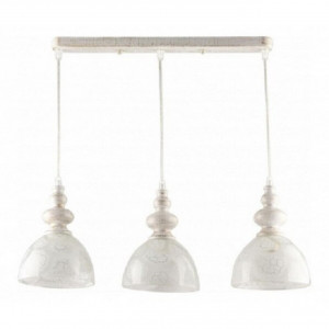 Corpuri de iluminat, Lustra Suki LY-3368, 3xE27, alba+aurie, IP20, Klausen - savelectro.ro