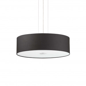 Lustre, Lustra Woody 105628, 5xE27, neagra, IP20, Ideal Lux - savelectro.ro