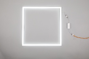 Panouri LED, Panou LED incastrat tip rama, 595x595mm, 48W, 4800lm, lumina rece, alb, IP20, Optonica - savelectro.ro