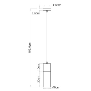 Pendul Annika 1xE27, IP20, negru mat, sticla fumurie, Globo Lighting [2]- savelectro.ro