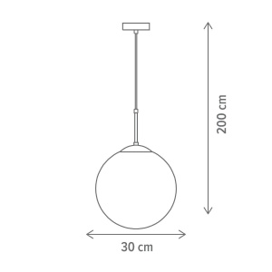 Pendul Cosmic SP1 LB, E27, negru, Klausen [2]- savelectro.ro
