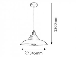 Pendul Doug 2910, 1xE27, negru, IP20, Rabalux [6]- savelectro.ro