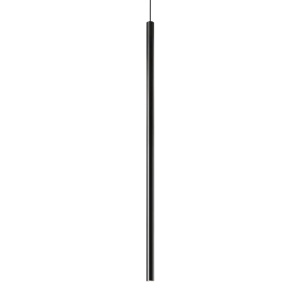 Pendule, Pendul LED Look rotund D30 H1000, 12W, 660lm, lumina calda (3000 K), IP20, negru, Ideal Lux - savelectro.ro