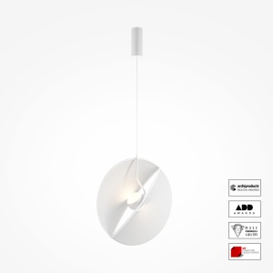 Pendule, Pendul LED Reflex MOD154PL-L6W3K, 14W, 1000lm, lumina calda, IP20, alb, Maytoni - savelectro.ro