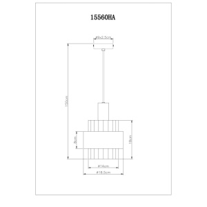 Pendul Milley, 1xE27, IP20, negru mat/chihlimbar, Globo Lighting [5]- savelectro.ro