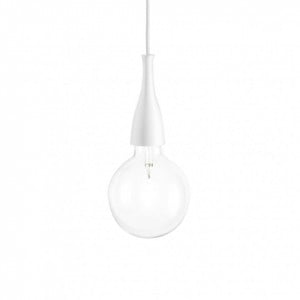 Pendul Minimal 009360, 1xE27, alb, IP20, Ideal Lux