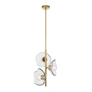 Pendul Miracle MOD207PL-03BS, 3xG9, aurie+alba, IP20, Maytoni [2]- savelectro.ro