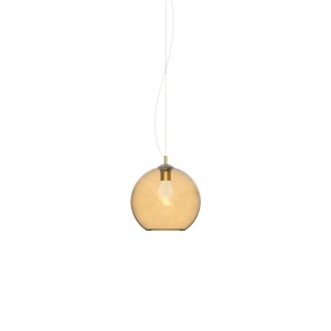 Corpuri de iluminat, Pendul Nemo D20, 1xE27, IP20, chihlimbar, Ideal Lux - savelectro.ro