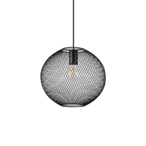 Pendule, Pendul Net D29, 1xE27, IP20, negru, Ideal Lux - savelectro.ro