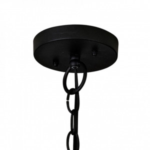 Pendul pentru exterior Hardy, 1 bec, dulie E27, neagra, transparenta, sticla, Klausen [4]- savelectro.ro