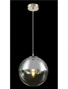 Pendul Varus 15852, 1xE27, nichel mat+transparent, IP20, Globo [4]- savelectro.ro