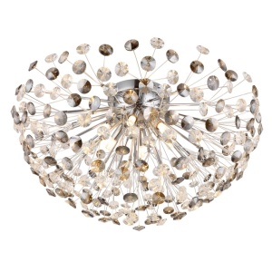 Plafoniere, Plafoniera Katrina 6xG9, cristale, Ø60 cm, crom, Globo Lighting - savelectro.ro