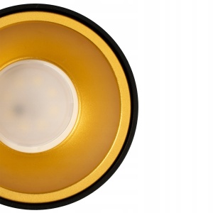 Plafoniera KIVI, Dulie GU10, neagra+aurie, IP20 [10]- savelectro.ro