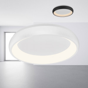 Plafoniera LED Bella BR-BH17-02380, rotunda, 36W, 4260lm, lumina calda+neutra+rece, IP20, alba, Braytron [2]- savelectro.ro