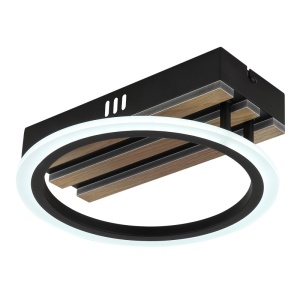 Plafoniera LED Blevins 10W, 580 lm, lumina calda/neutra/rece, IP20, imitatie lemn, Globo Lighting [7]- savelectro.ro