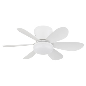 Plafoniera LED Delores, cu ventilator, 5W, 350 lm, lumina calda/neutra/rece, IP20, alb mat, Globo Lighting [9]- savelectro.ro