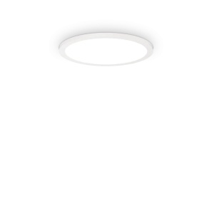 Plafoniera LED Fly Slim D35, 18W, 2020lm, lumina neutra (4000 K), IP40, alba, Ideal Lux