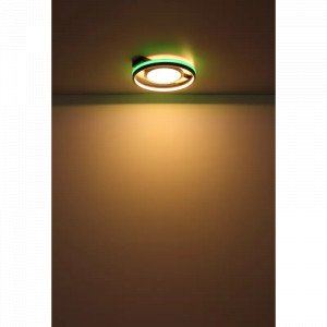 Plafoniera LED Gisell 41393-40, cu telecomanda, RGB, 40W, 1200lm, lumina calda+neutra+rece, IP20, neagra, Globo Lighting [16]- savelectro.ro