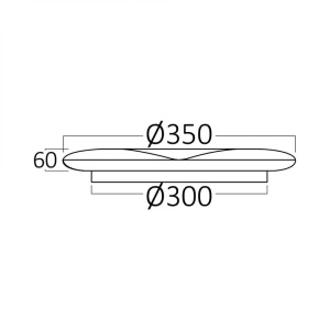 Plafoniera LED Jade BR-BH16-21180, rotunda, 34W, 3550lm, lumina calda+neutra+rece, IP20, alba, Braytron [2]- savelectro.ro