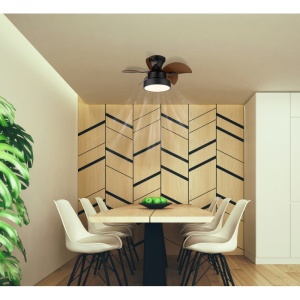 Plafoniera LED Kari, cu ventilator, 22W, 1660 lm, lumina calda/neutra/rece, IP20, negru mat, Globo Lighting [4]- savelectro.ro