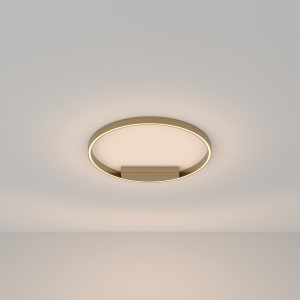 Corpuri de iluminat, Plafoniera LED Rim MOD058CL-L35BS3K, 37W, 1800lm, lumina calda, IP20, arama, Maytoni - savelectro.ro