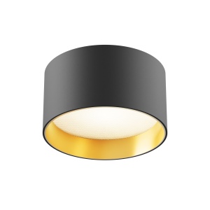 Plafoniera LED Vega C089CL-12W3K-BMG, 12W, 890lm, lumina calda, IP20, neagra+aurie, Maytoni [1]- savelectro.ro
