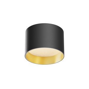 Plafoniera LED Vega C089CL-8W3K-BMG, 8W, 580lm, lumina calda, IP20, neagra+aurie, Maytoni [1]- savelectro.ro