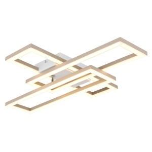 Plafoniere LED, Plafoniera LED Wilton 24W, 1410 lm, lumina calda/neutra/rece, 55 cm, IP20, alba mat, Globo Lighting - savelectro.ro