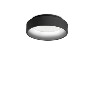 Plafoniere LED, Plafoniera LED Ziggy D030, 21W, 1740lm, lumina calda (3000 K), IP20, neagra, Ideal Lux - savelectro.ro