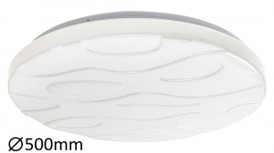 Plafoniera Mason LED, metal, alb, cu telecomanda, 4500 lm, temperatura de culoare variabila (3000-6500K), 1508, Rabalux [1]- savelectro.ro