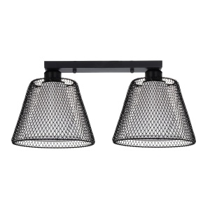 Plafoniere, Plafoniera Novos PL2, 2xE27, neagra, Klausen - savelectro.ro