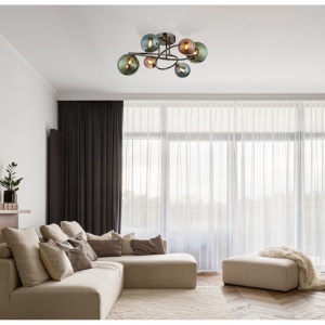 Plafoniera Riha 6xG9, IP20, gri mat, Globo Lighting [2]- savelectro.ro